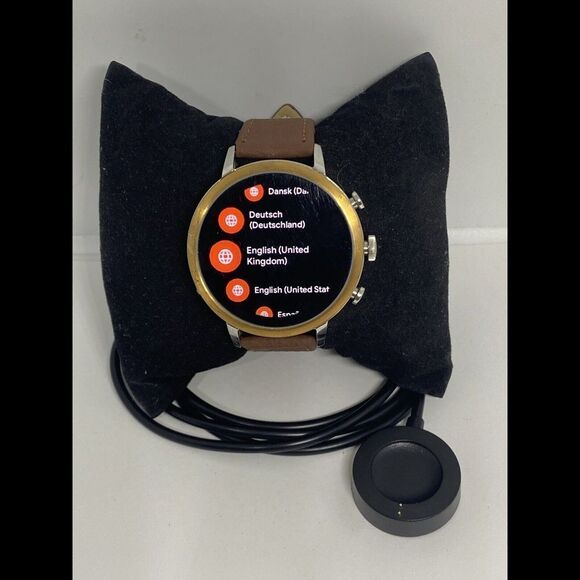 Fossil Gen 4 Authentic Digital Dial Smart Watch Custom Band FTW6016 AB121 - Picture 1 of 10